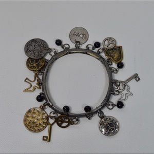 Bracelet Copper and Silver Jiggly